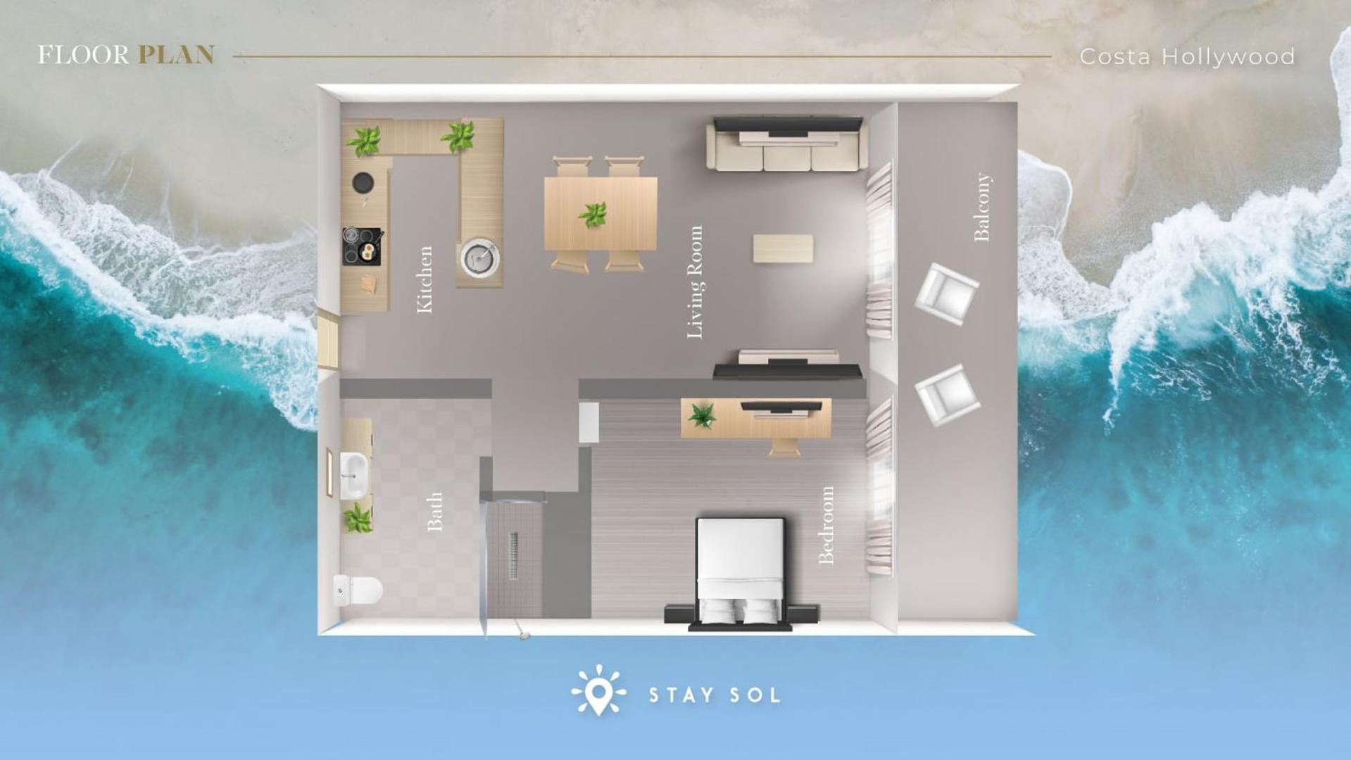 Perfect Relax - Rooftop Pool - Gym - Hot Tub Hollywood Eksteriør bilde